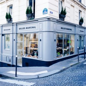 La pâtisserie Gilles Marchal, située au 9 rue Ravignan à Paris.